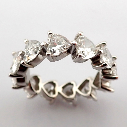 Heart Cut Lab-Grown Diamond Ring - 5.28 Total Carat (MDI Certified)