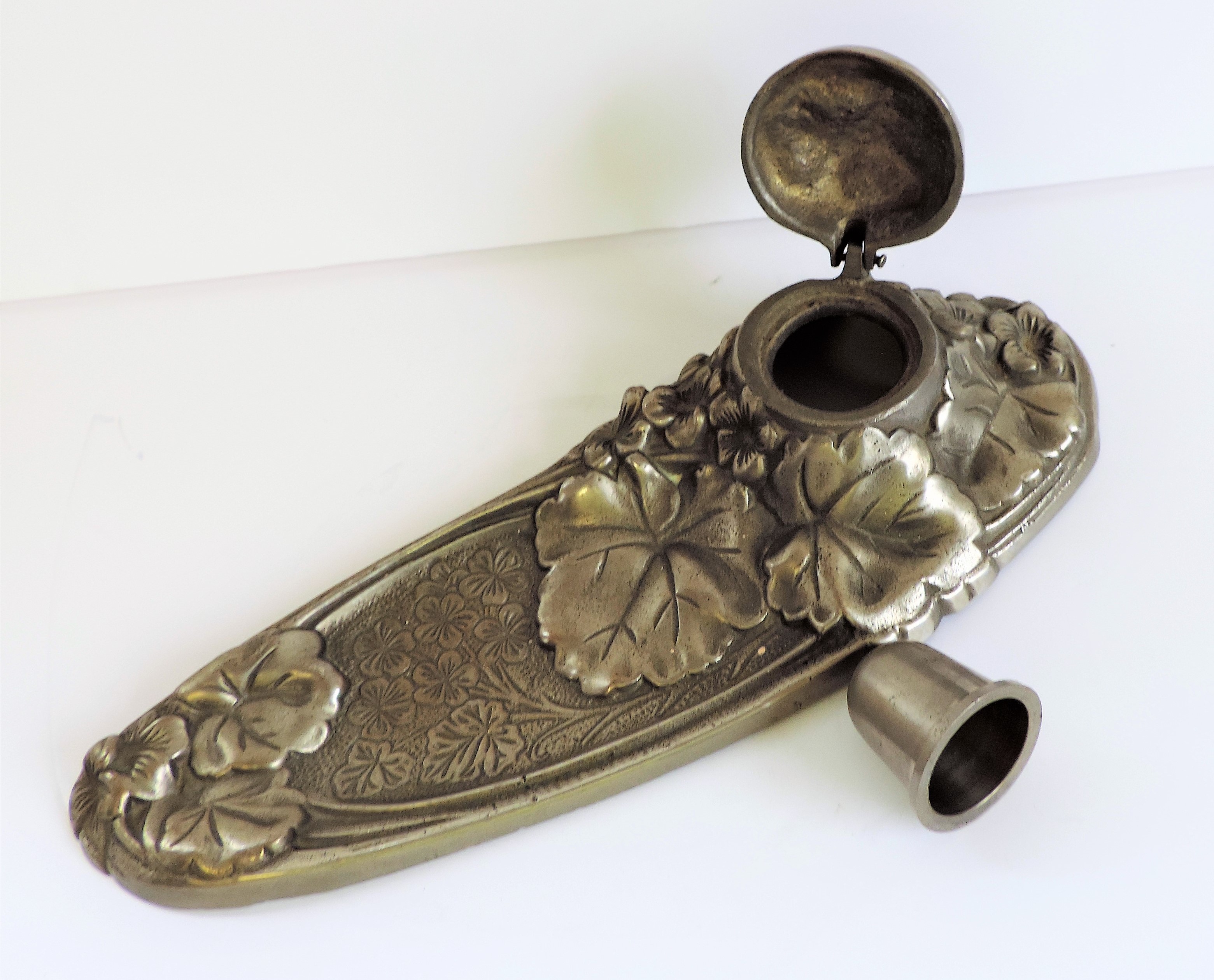 Antique Art Nouveau Inkwell c. 1890's