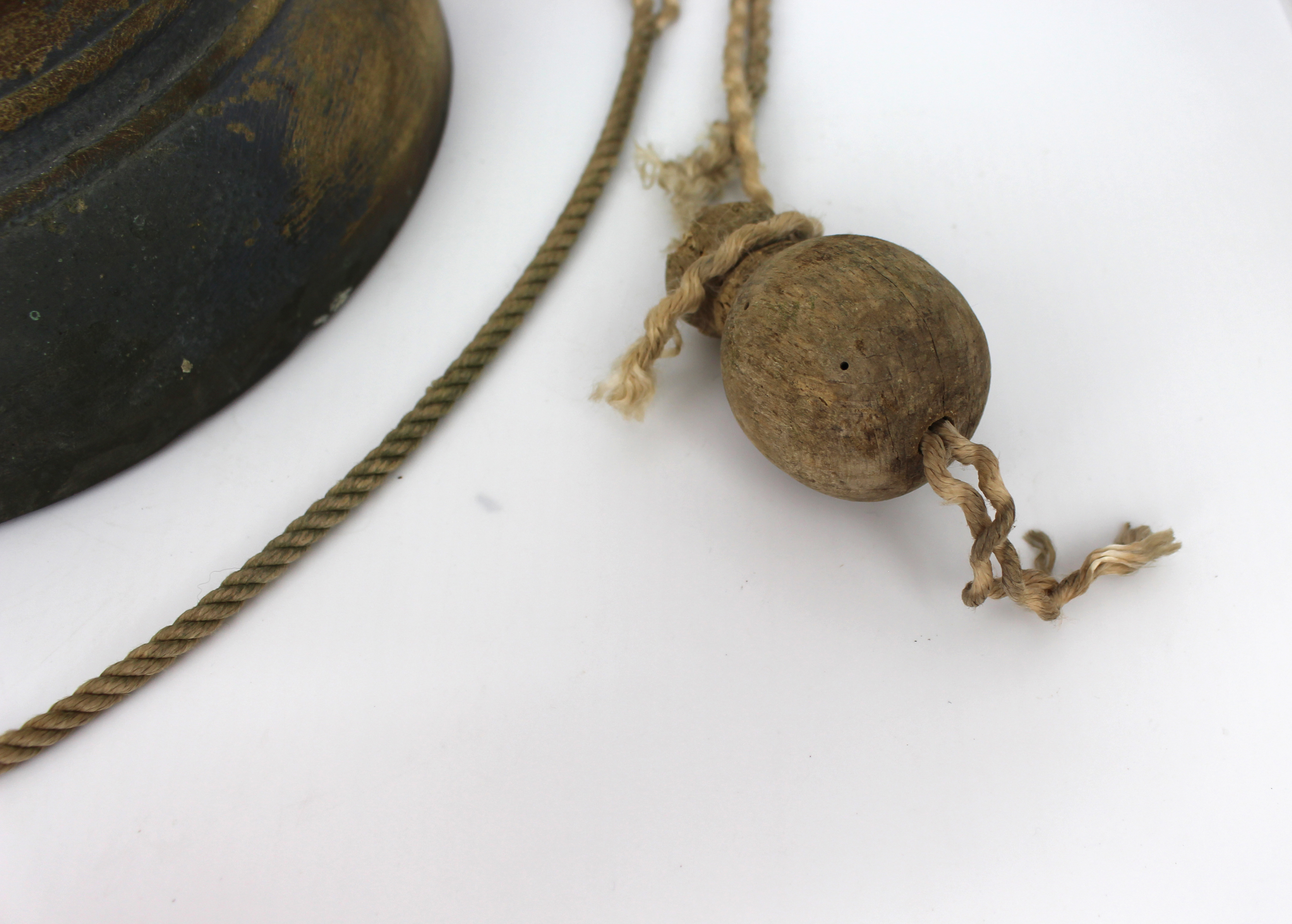 Fine British Bronze Ship's Bell with Crowned GR Cipher