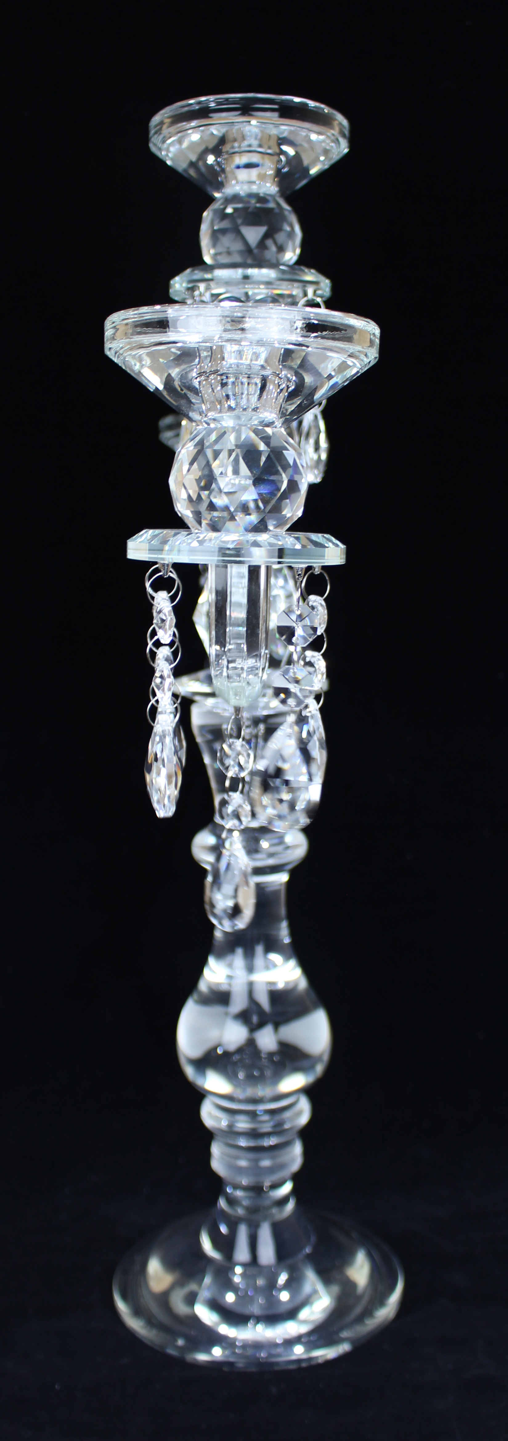 3 Branch Crystal Candelabra