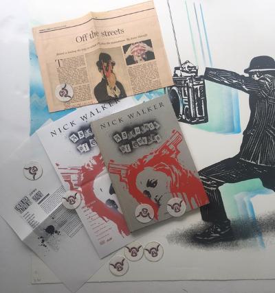Nick Walker (b.1969) 'Boom Box Vandal' Screenprint In Blue & 1st Edition, A Sequence of Events