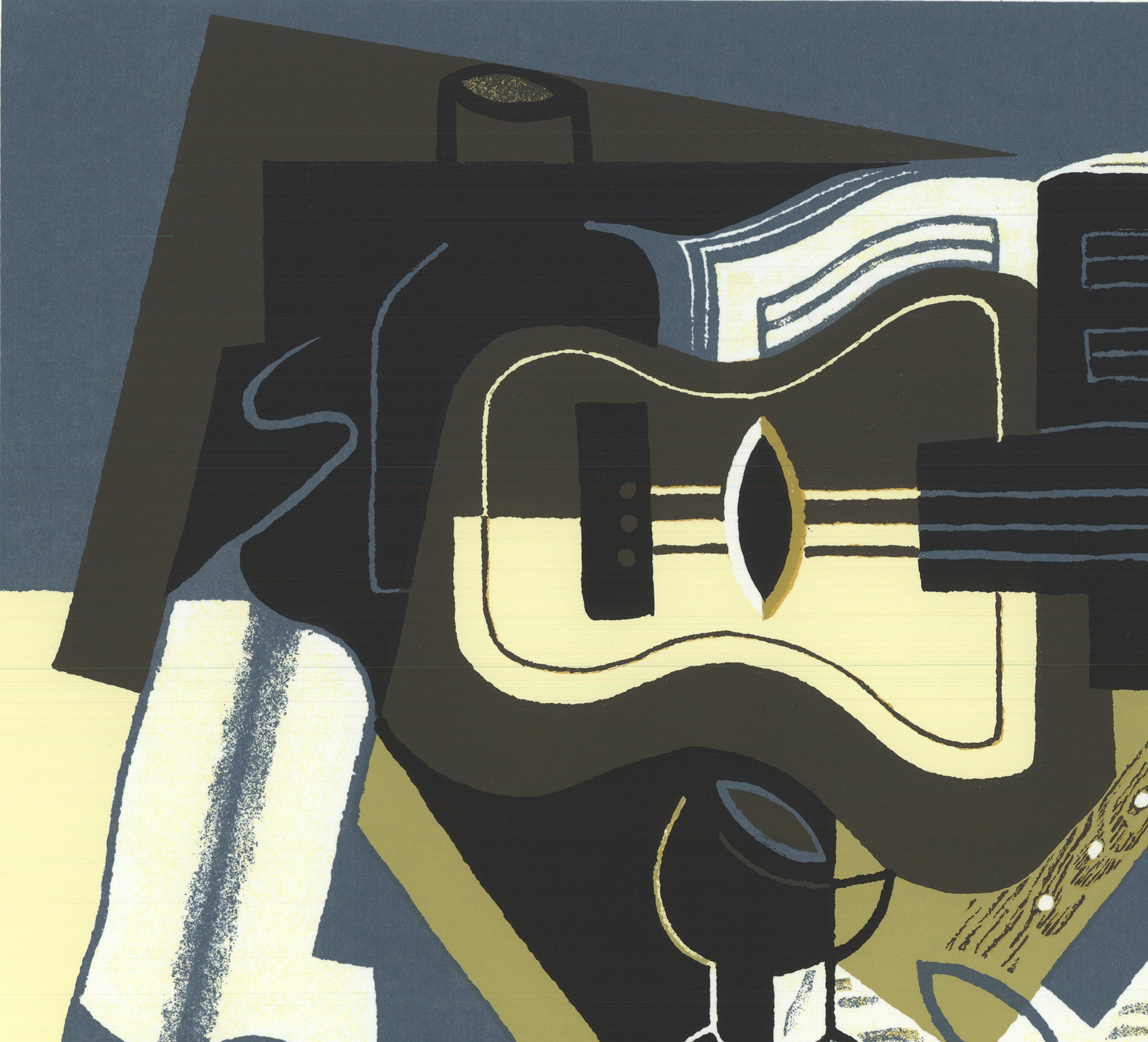 Juaan Gris 'Guitar and Clarinet' 1991 Serigraph