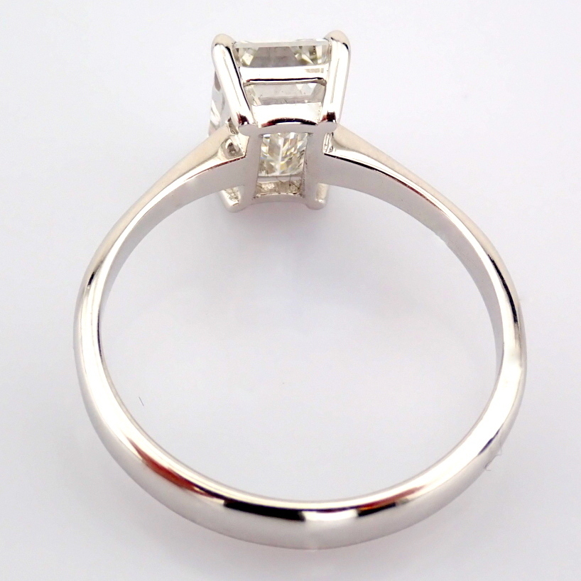 Emerald Cut Lab-Grown Diamond Ring - 2.13 Total Carat (IGI Certified)