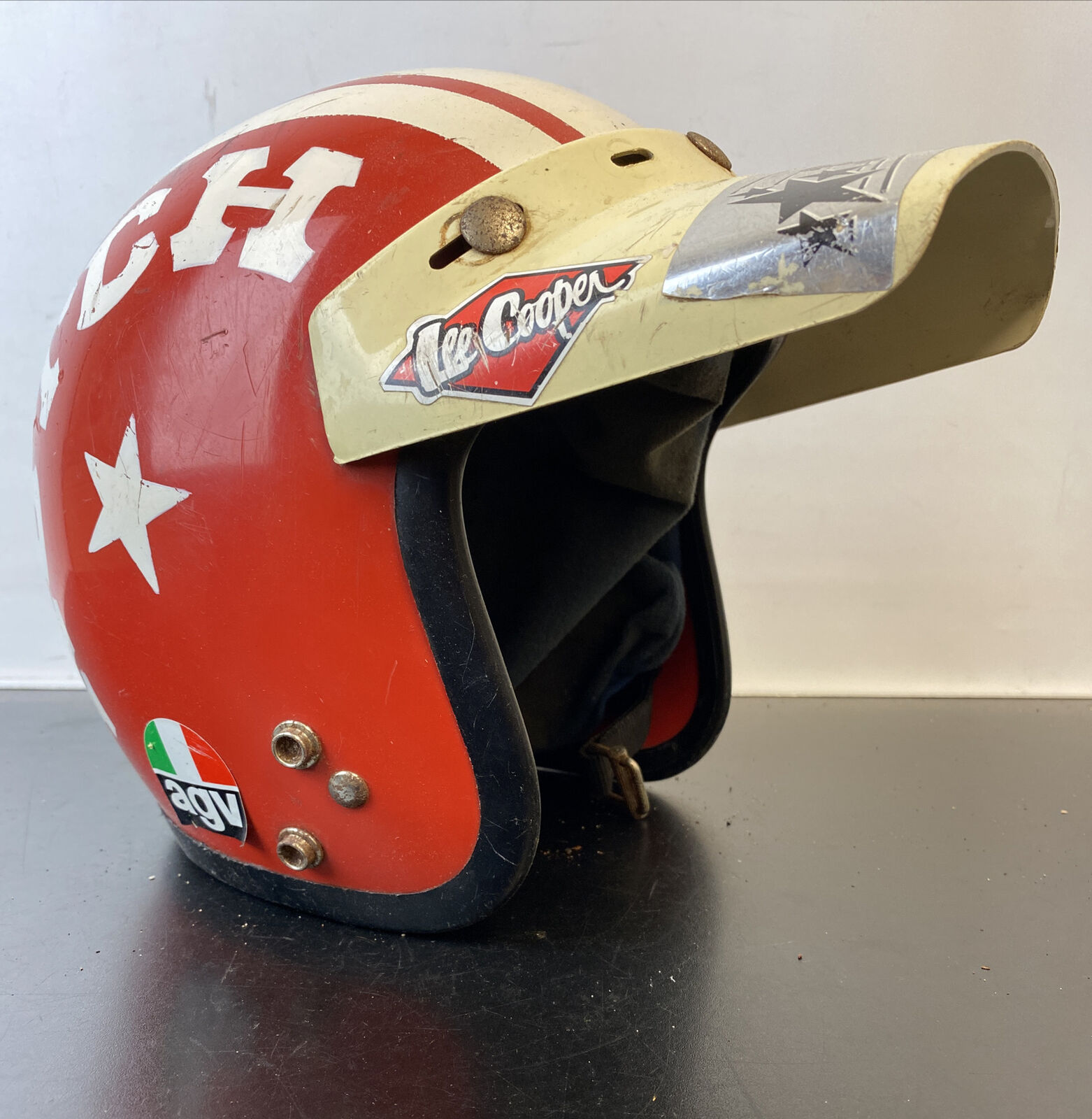 Old School BMX Hutch Helmet & Oakley Goggles - Vintage