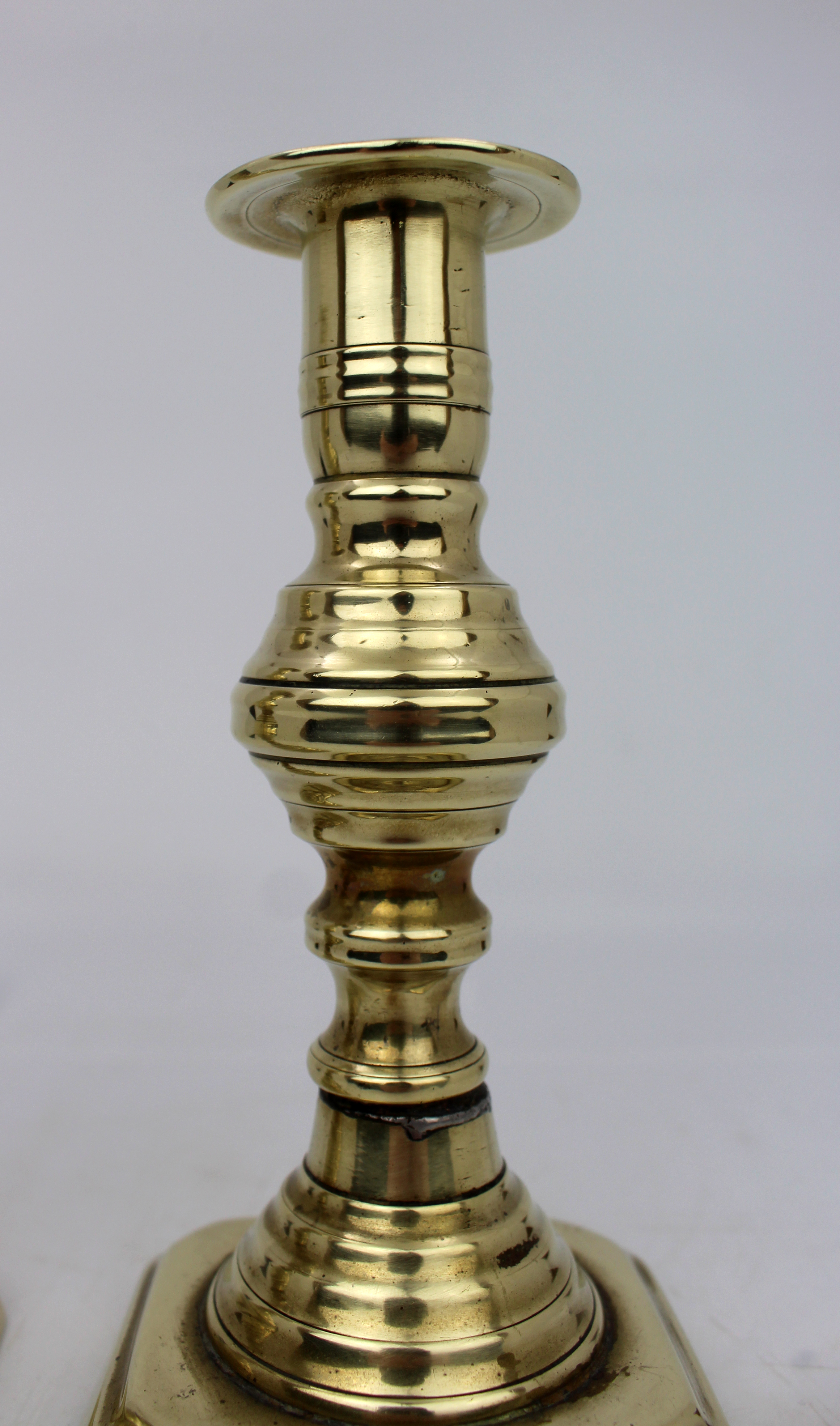 Pair of Antique Brass Candlesticks