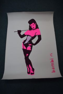 Bambi (B1979) ‘Exotica’ Screen Print, Signed, Editioned, 2012
