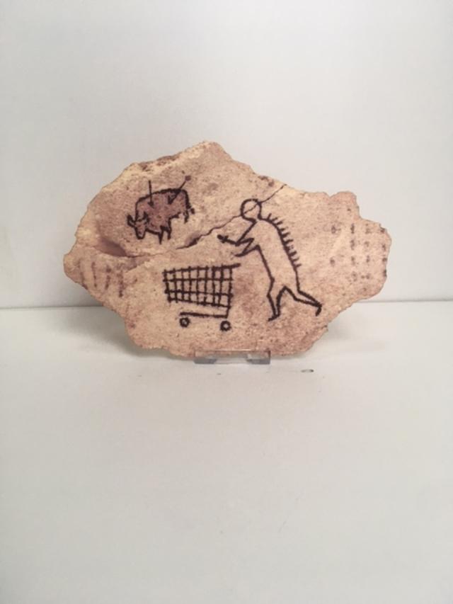 Banksy (b 1974) Peckham Rock ‘Shopping Trolly's' Cork Postcard, British Museum With Provenace, 2018