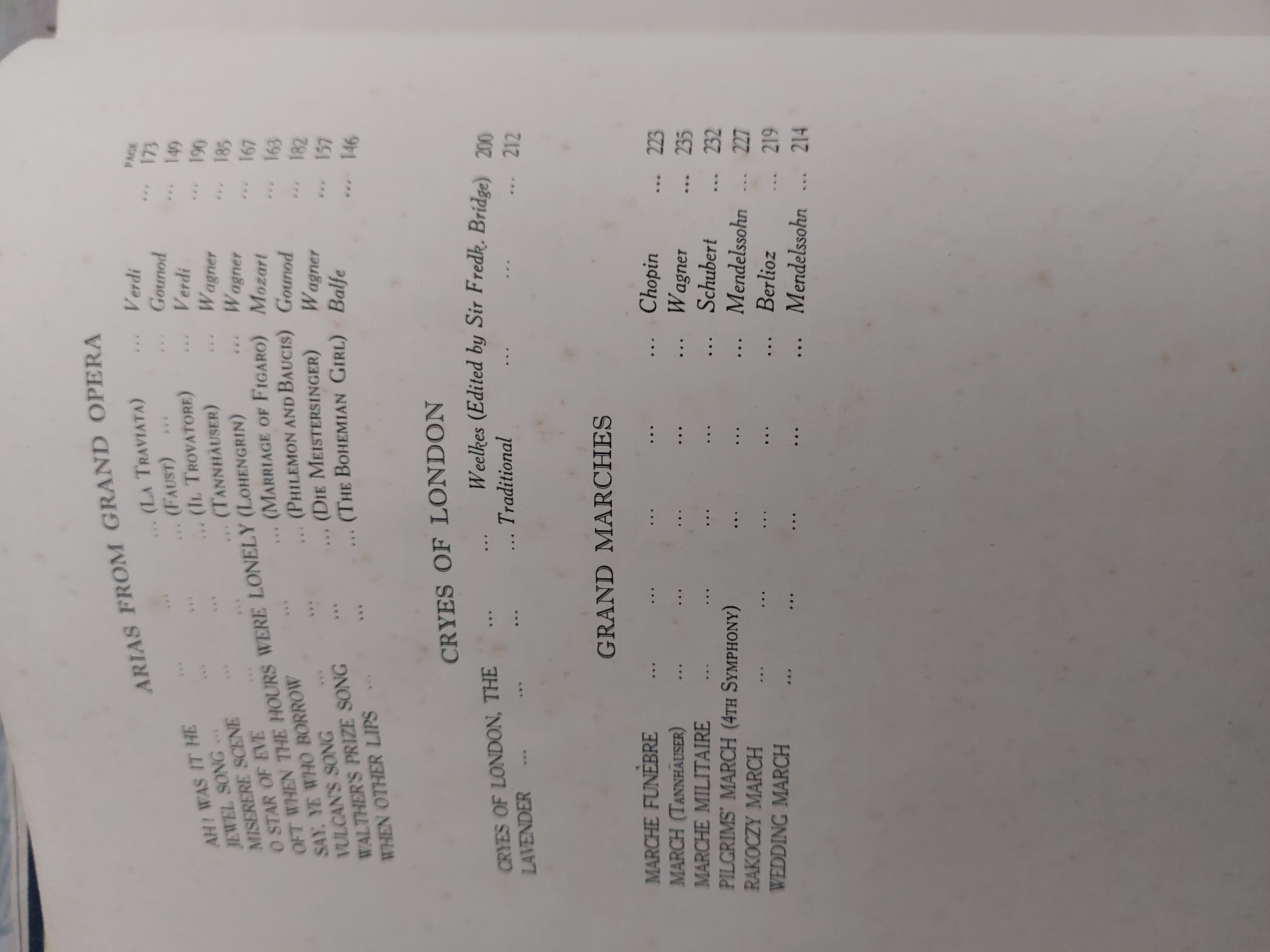 Vintage Music Book