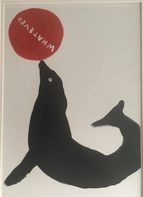 David Shrigley OBE (b 1968) ‘I Hate Humans & 3 Others’, Shrig Mini Series Offset Lithograph, Framed