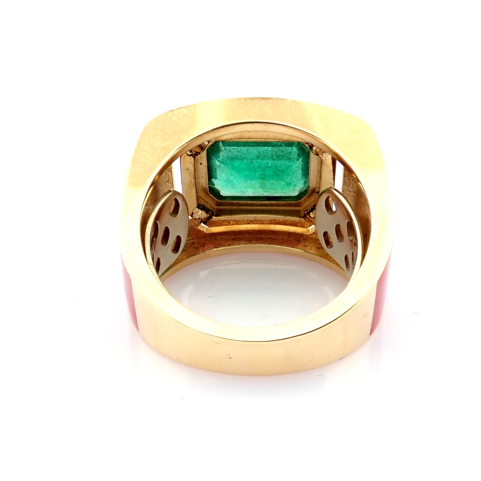 Natural Diamond 14K Yellow Gold Ring