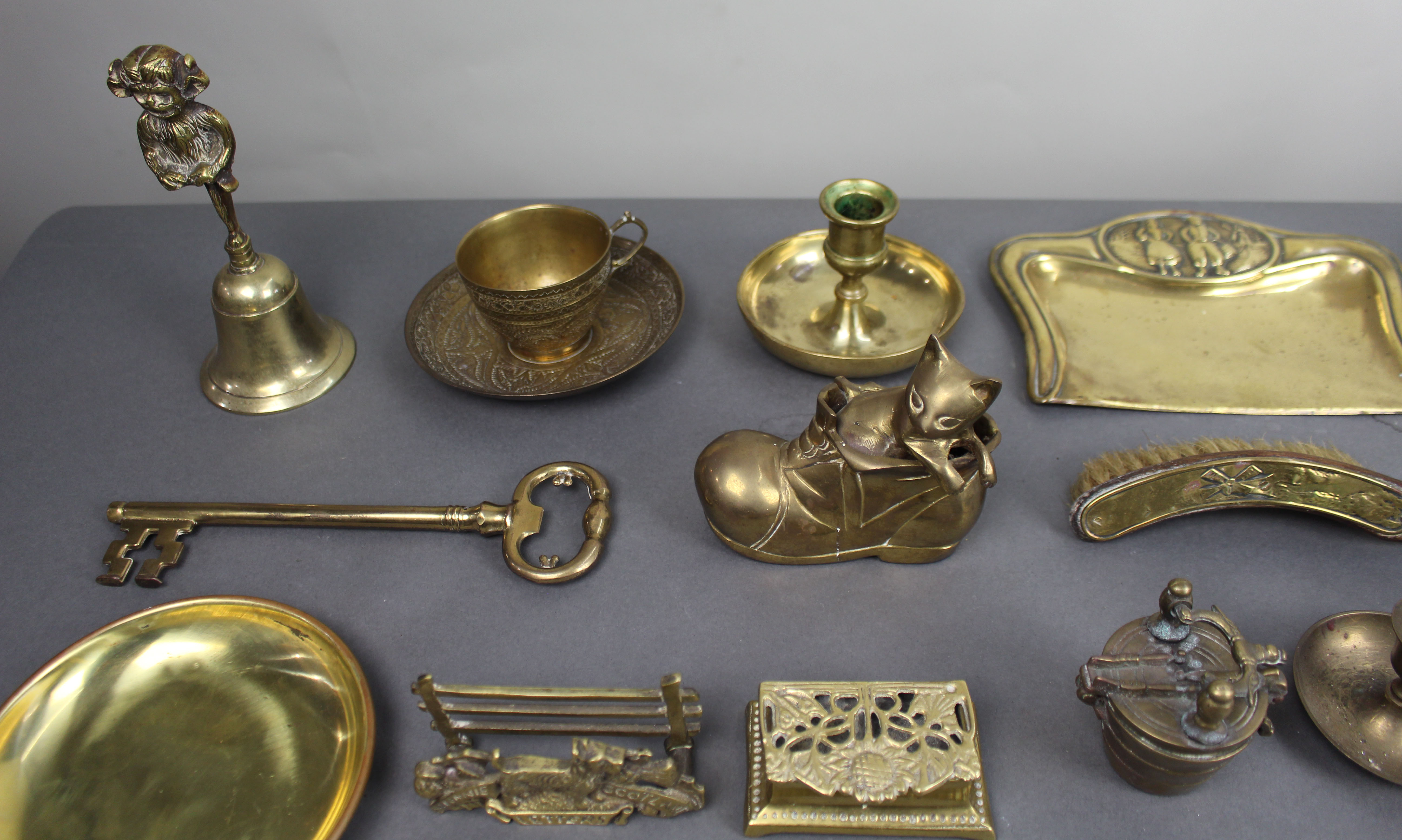 Collection of Antique & Vintage Brassware