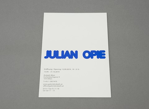 Julian Opie (1958-), Krobath, 3D Lenticular Moving Image, In Vibrant Colour, Framed, 2019