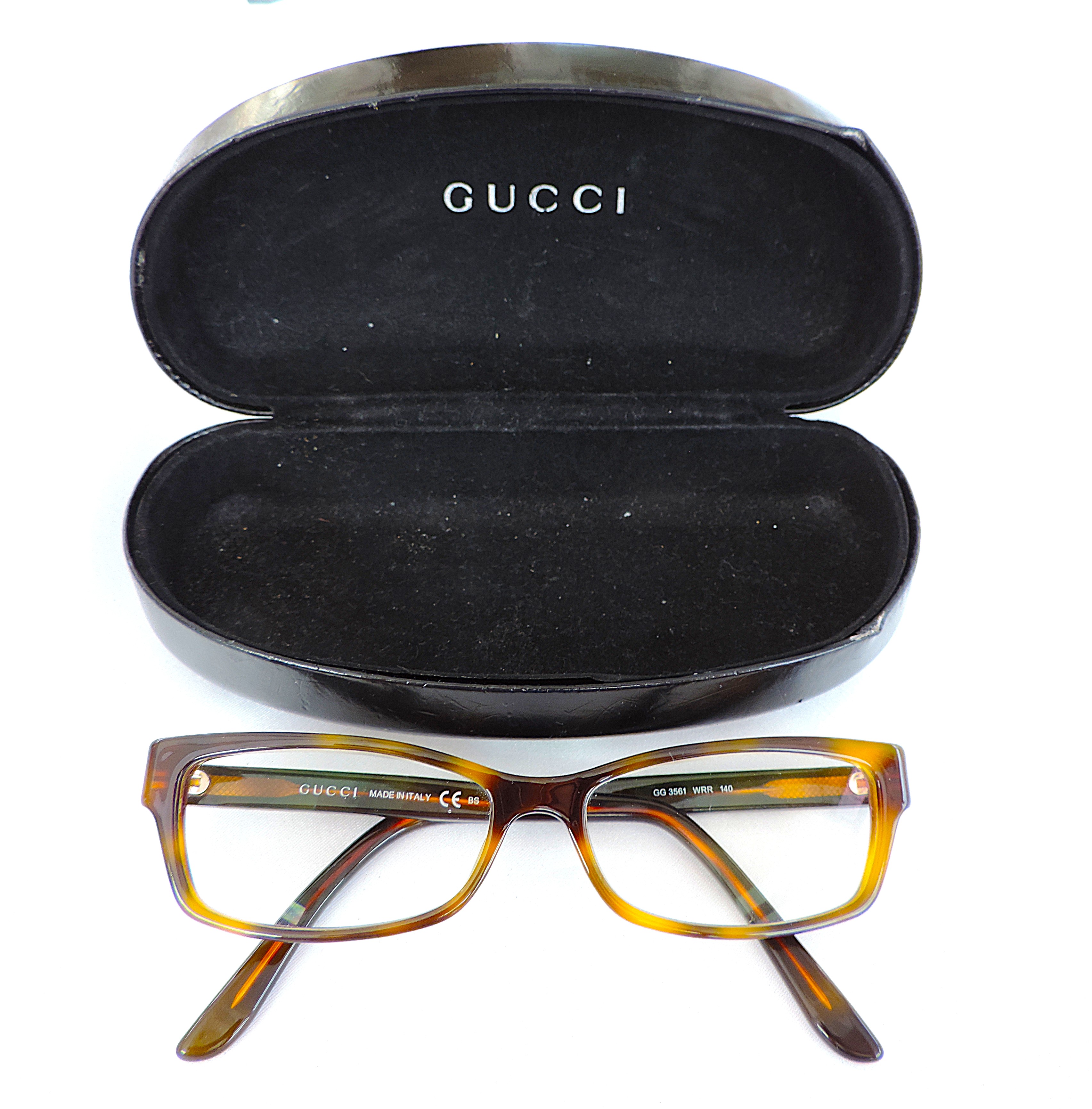 GUCCI Prescription Glasses Frames GG3561 WRR 140 with Case