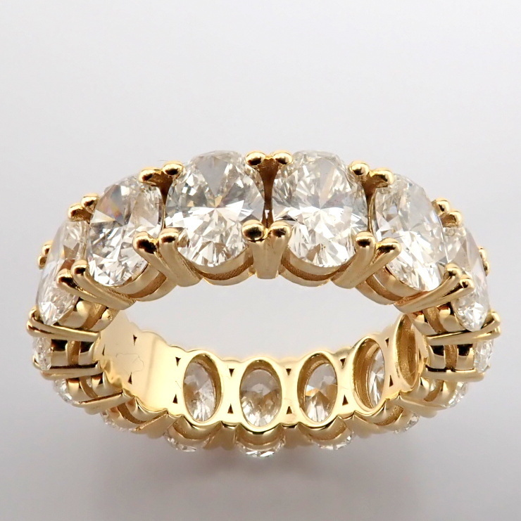 Oval Cut Lab-Grown Diamond Ring - 8 Total Carat (MDI Certified)