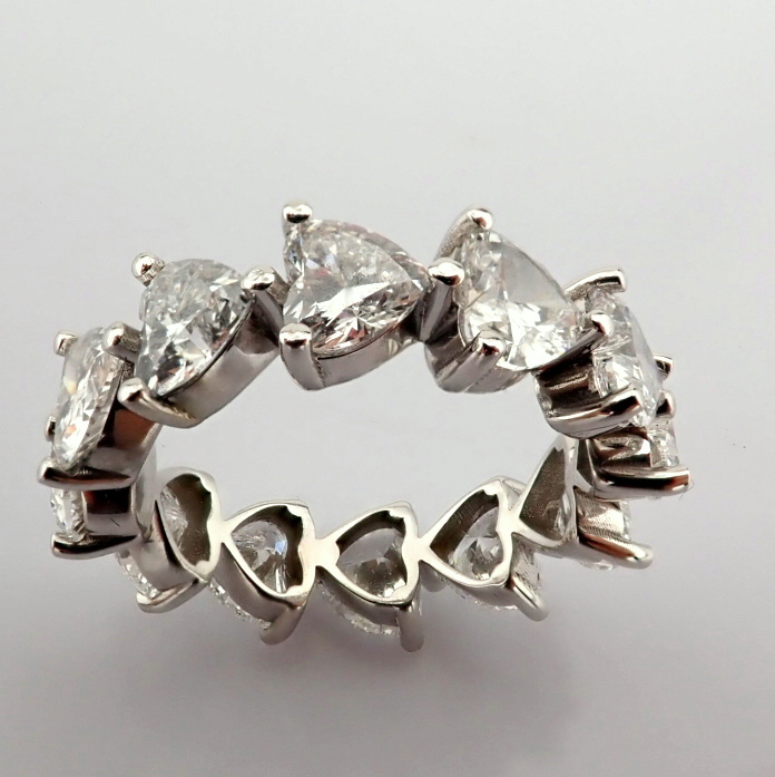 Heart Cut Lab-Grown Diamond Ring - 5.28 Total Carat (MDI Certified)