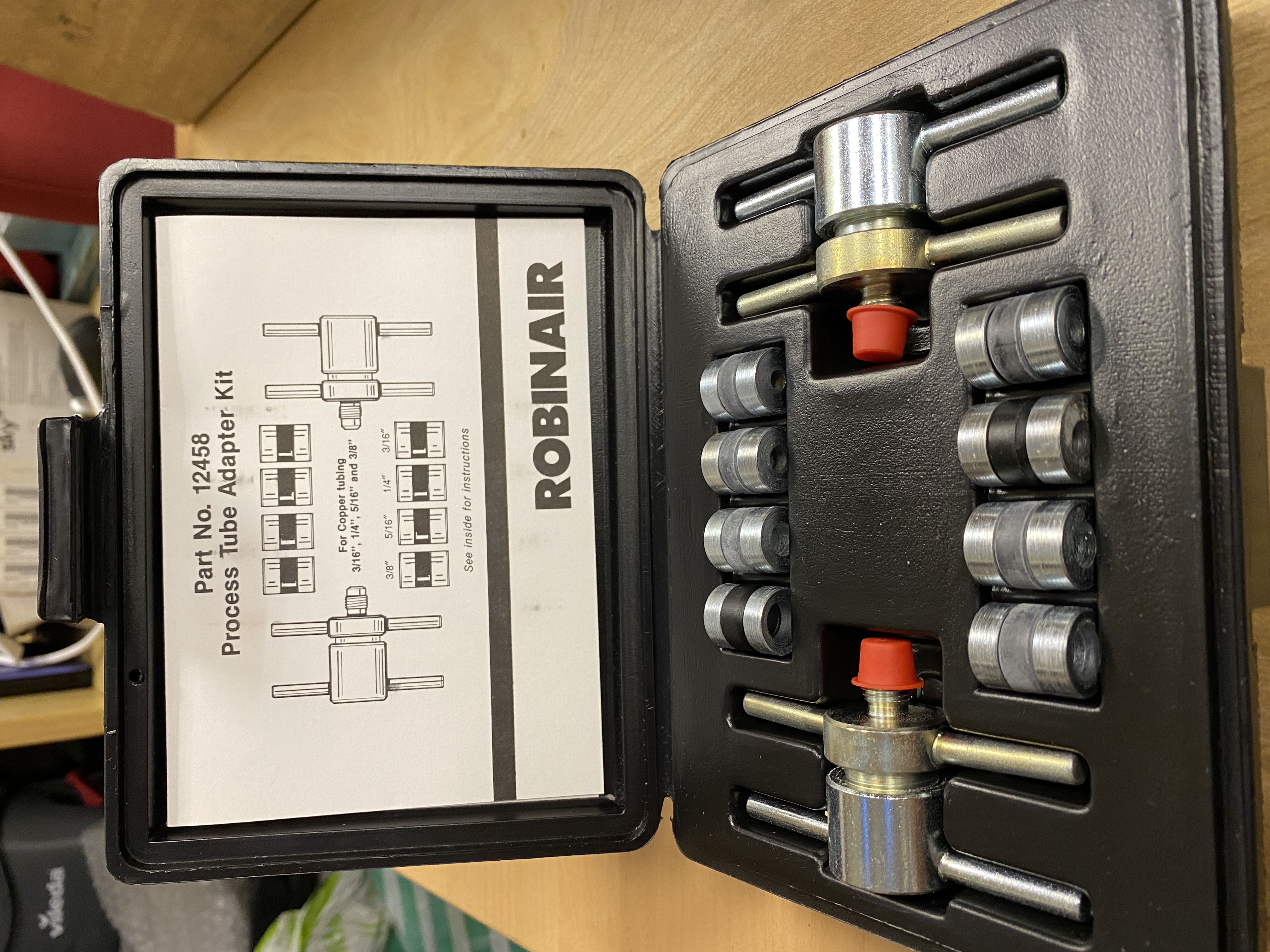 Process tube adapter kit