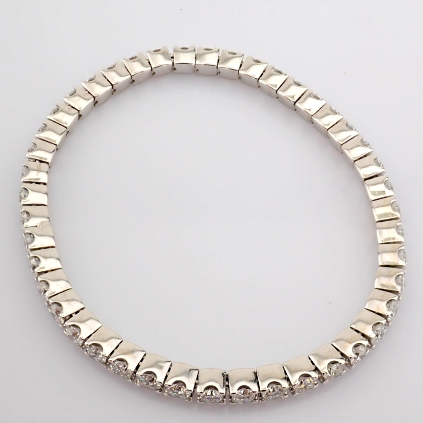 Round Cut Lab-Grown Diamond Tennis Bracelet - 4.85 Total Carat (MDI Certified)