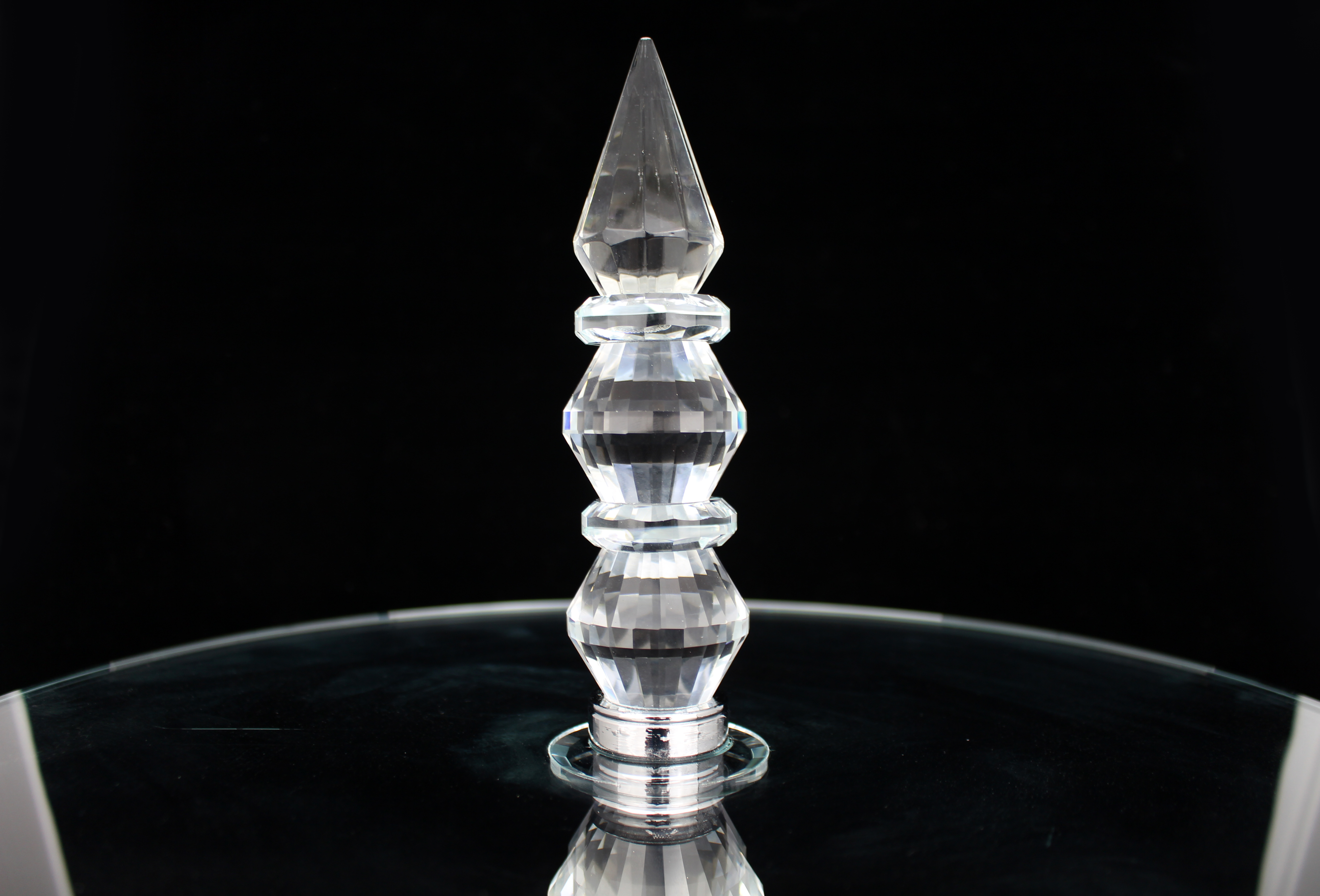 Crystal Display Stand Cake Plate