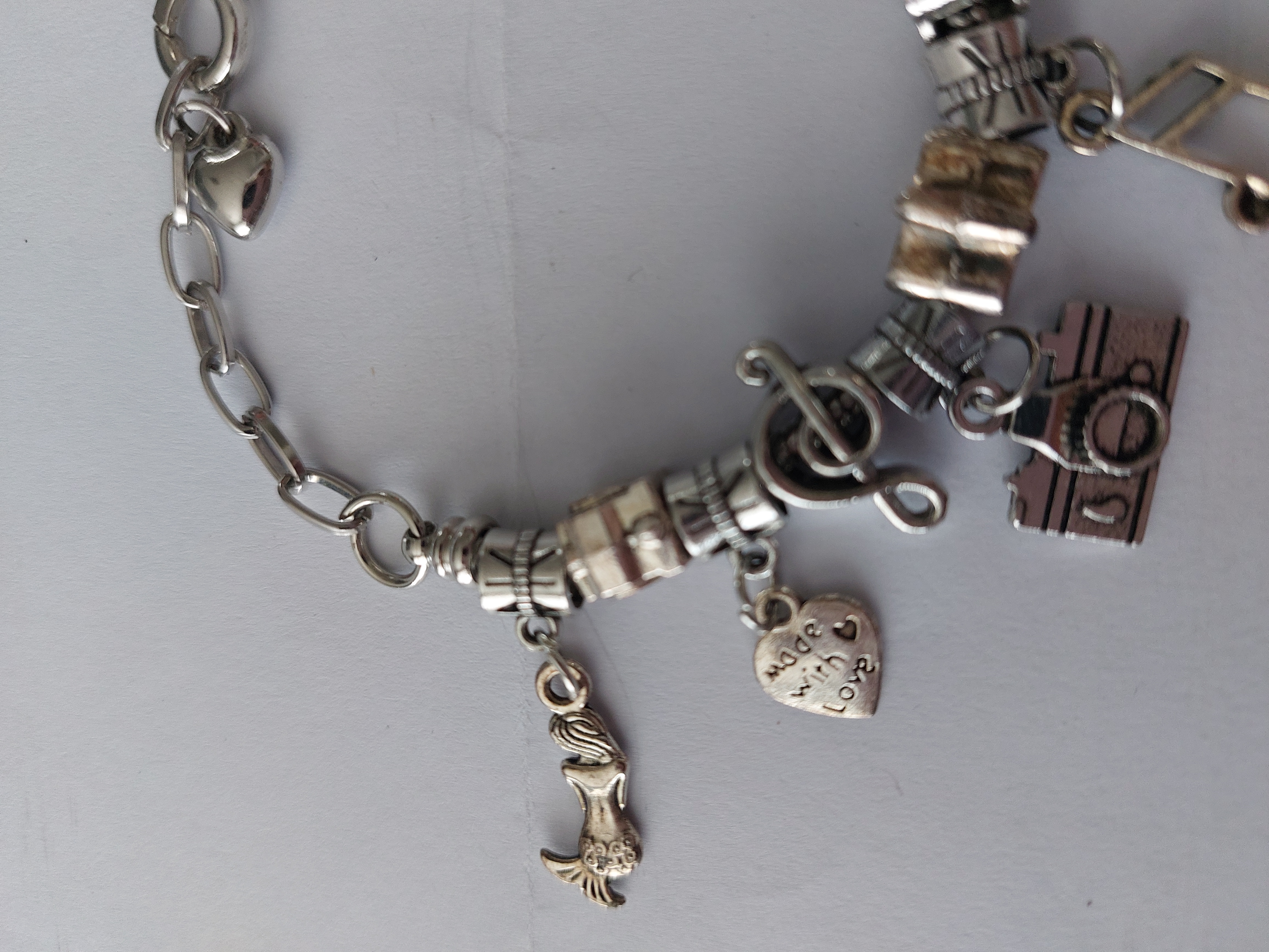 Charm Bracelet With 16 Charms