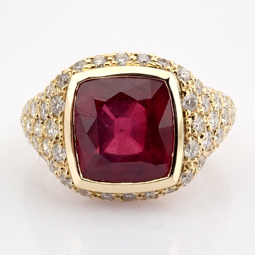 Natural Diamond 14K Yellow Gold Ring