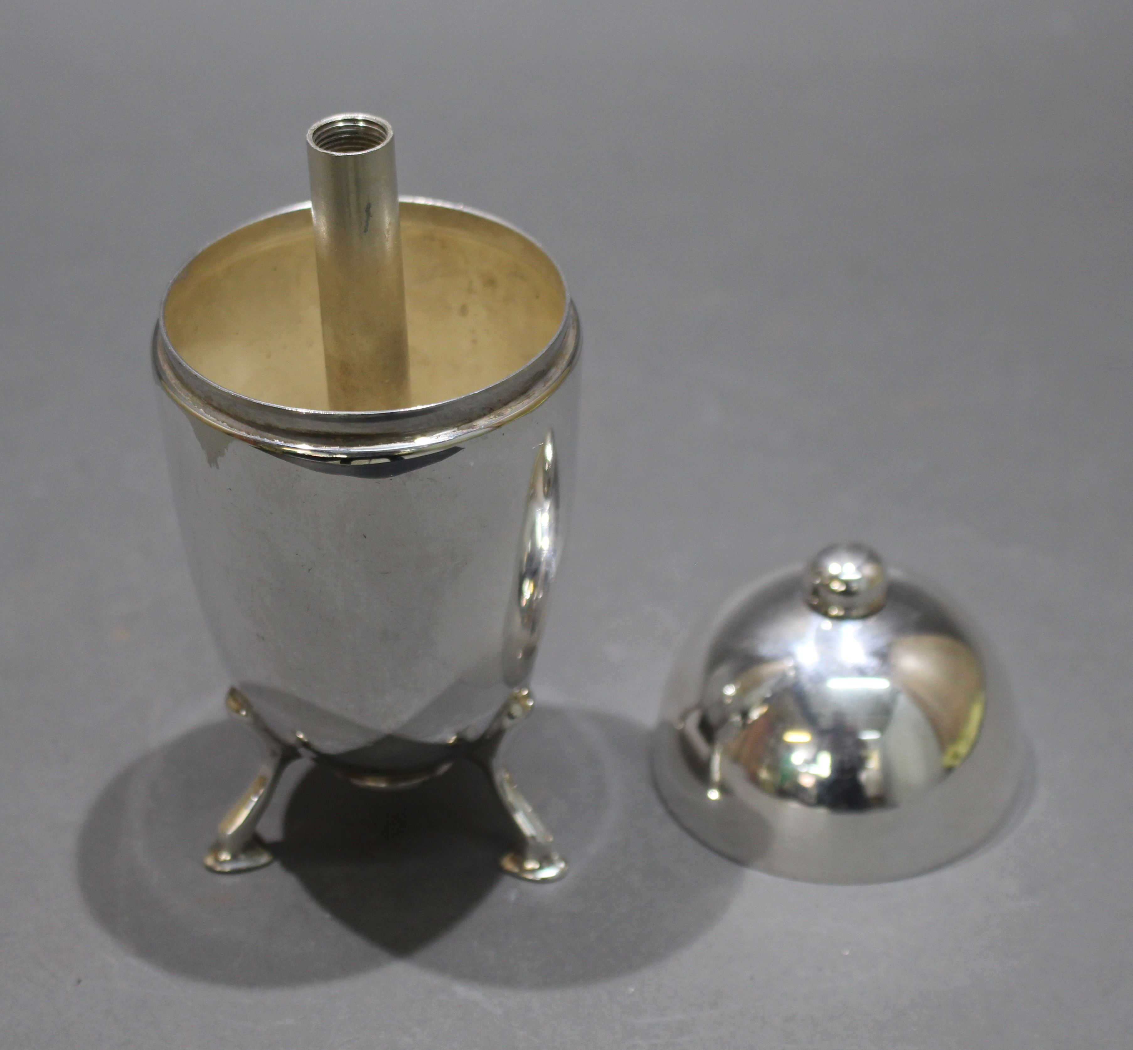 Vintage Silver Plated Sugar Caster with Click Mechanism