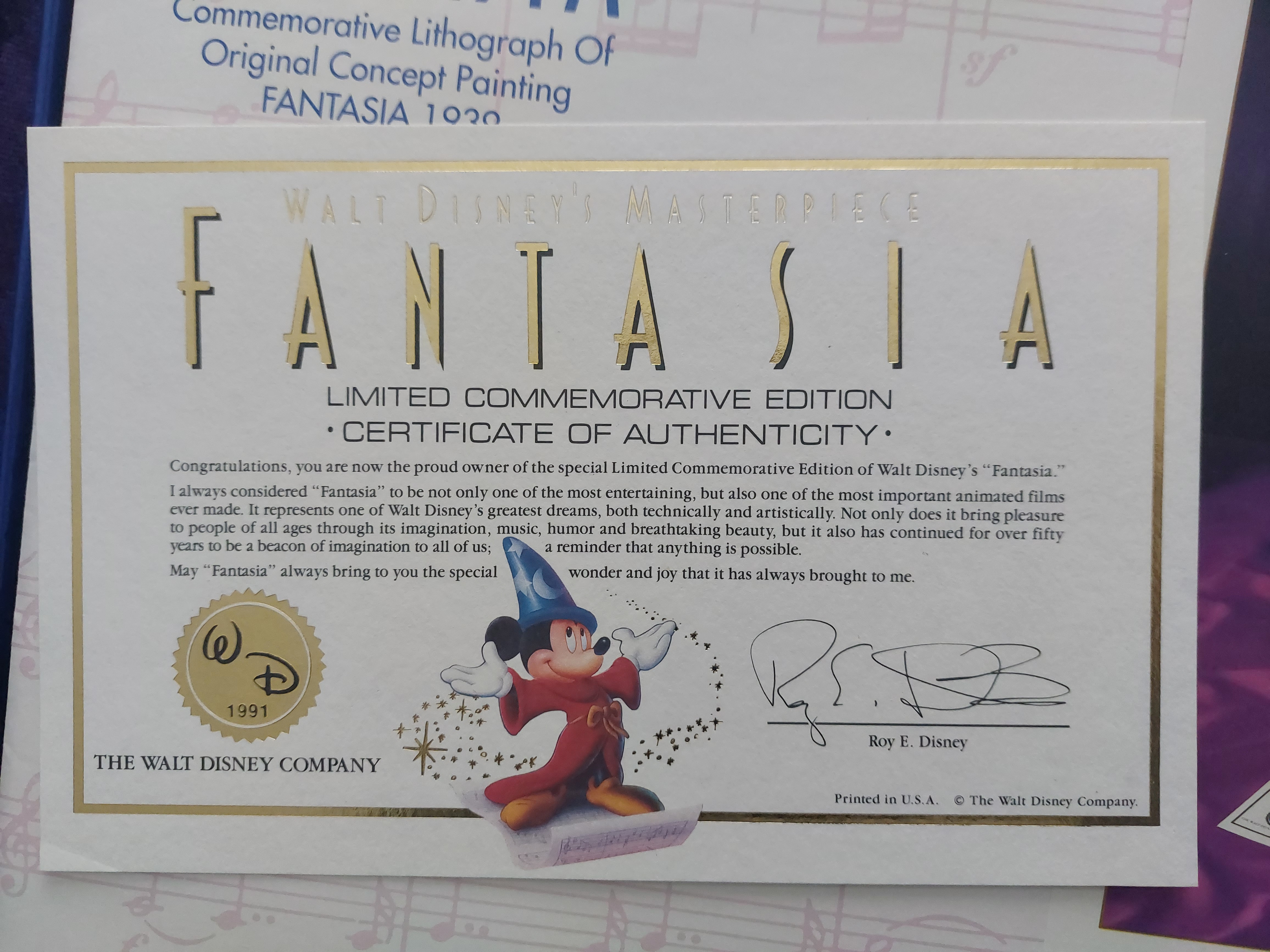 Disney Limited Edition Fantasia Set