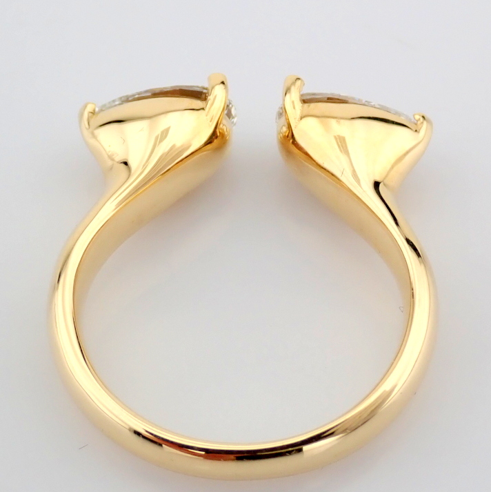 Pear Cut Lab-Grown Diamond Ring - 1.97 Total Carat (IGI Certified)