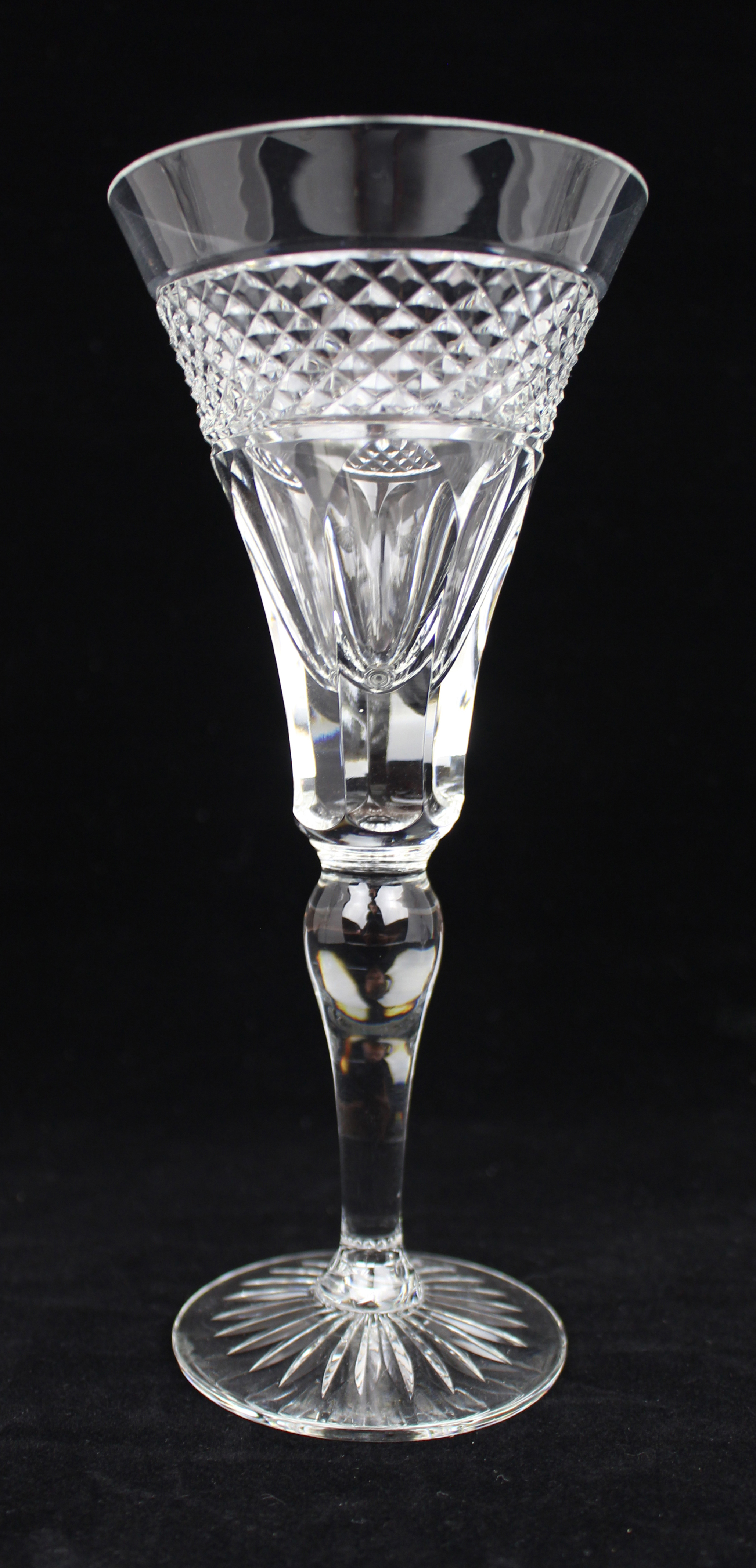 Fine Suite of 48 Tudor Crystal “Castile” Pattern Glasses