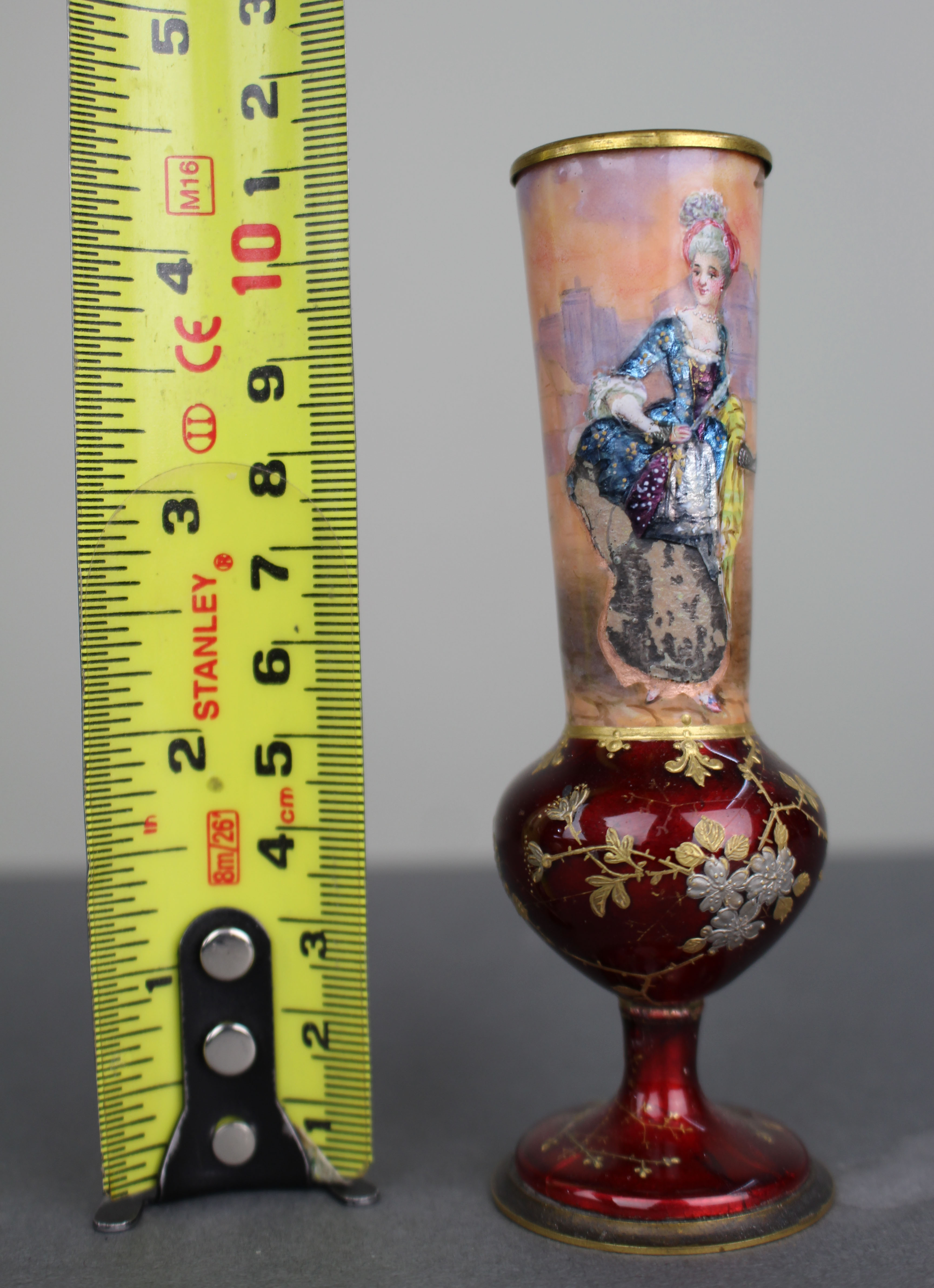 Late 19th Century Bohemian Ruby Glass Vase