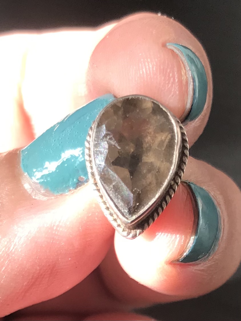 Smoky Quartz Sterling Silver Stud Earrings