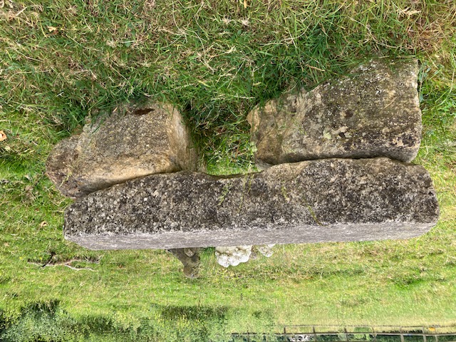 Stone Garden Bench