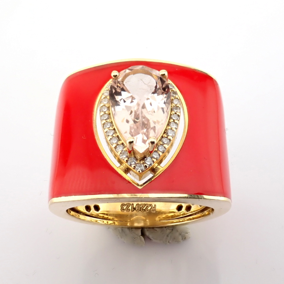 Natural Diamond 14K Yellow Gold Ring