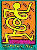 After Keith Haring. Montreux Jazz Poster.
