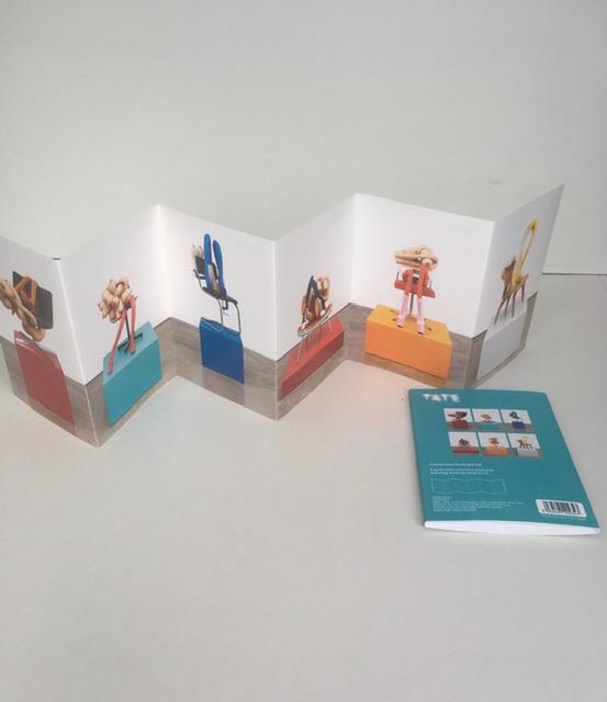 Sarah Lucas (b 1962) ‘Bunny Series’, Concertina Postcard Book, Happy Gas Exhibition, Discontinued 23