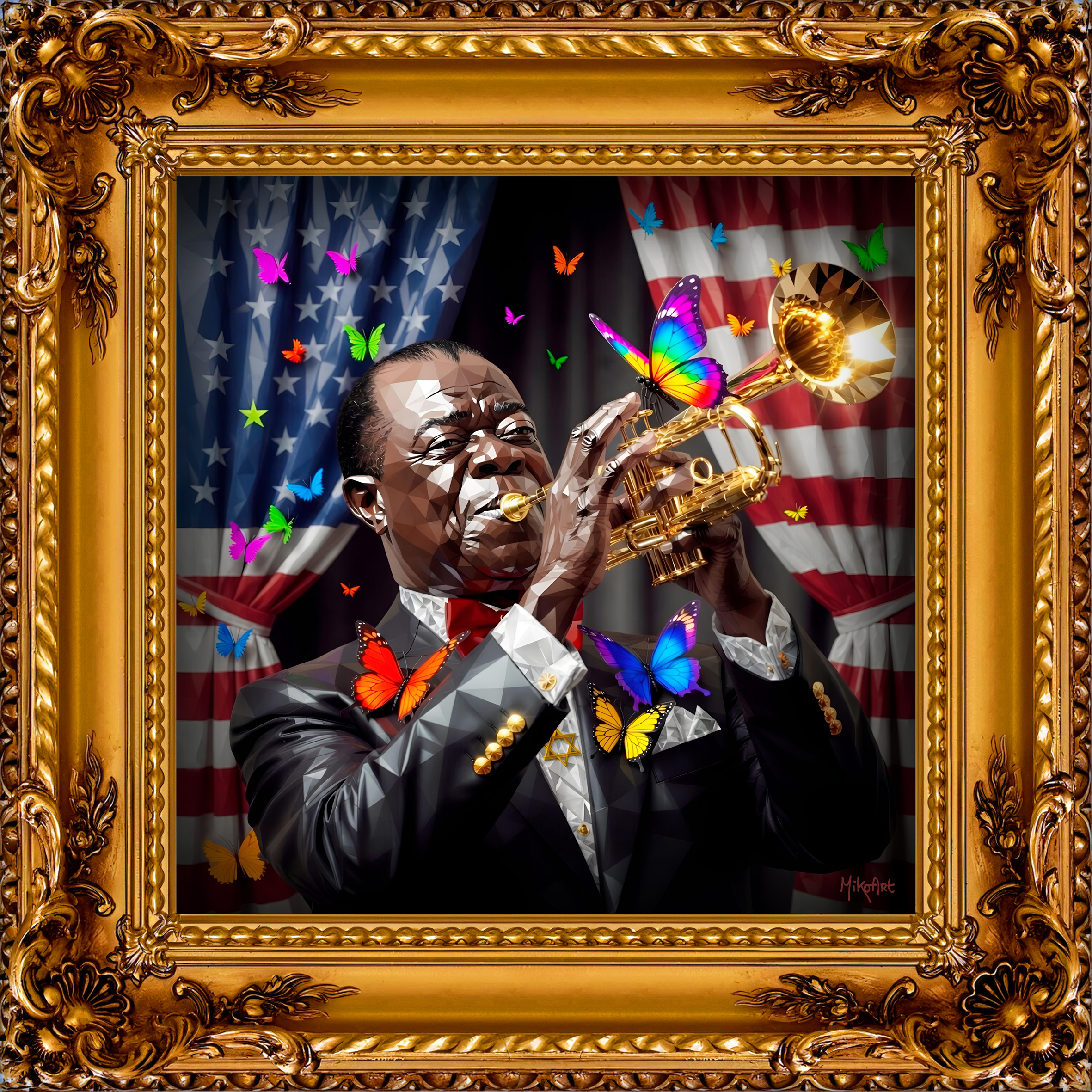 MikoArt - Epoxy Liquid Gloss - 07FP/Louis Armstrong