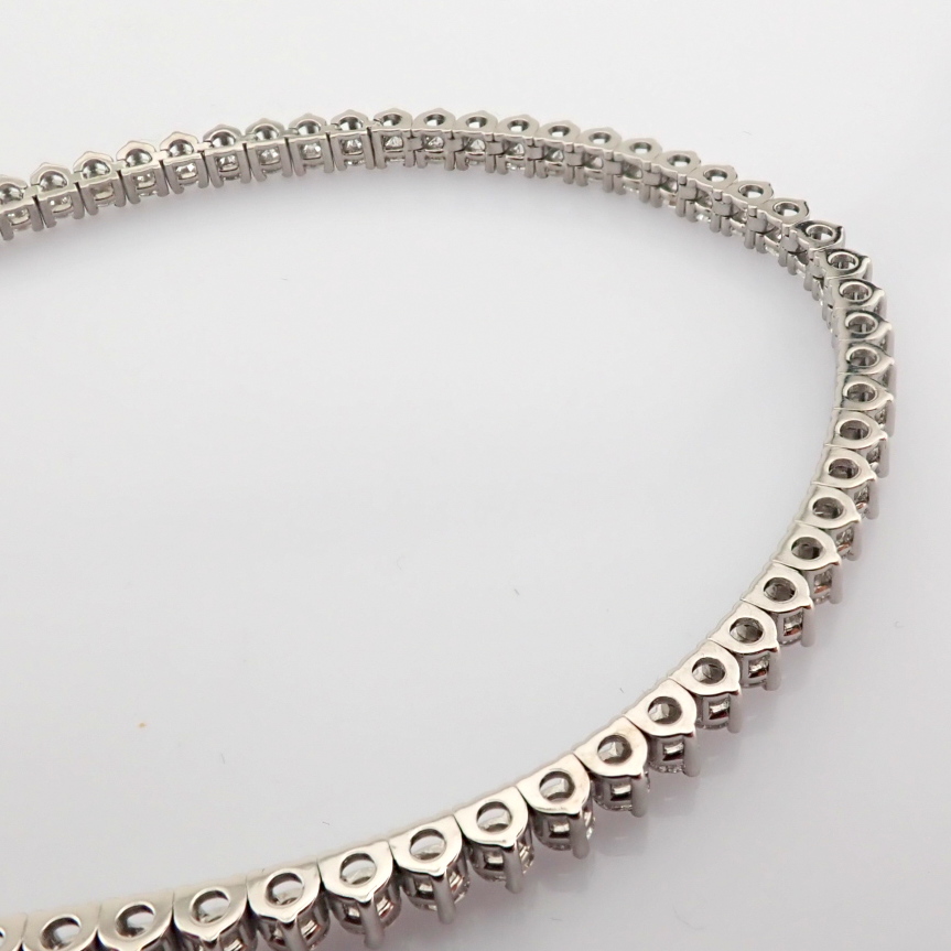 Round Cut Lab-Grown Diamond Tennis Necklace - 8.65 Total Carat (MDI Certified)