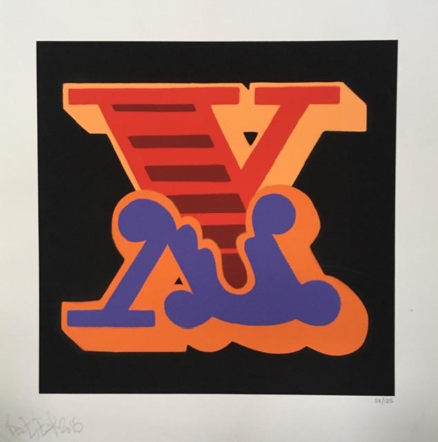 BEN EINE (b.1970) ‘SEX’ Three ways, Circus Shutter Font -Signed, limited edition, screen print, 2014