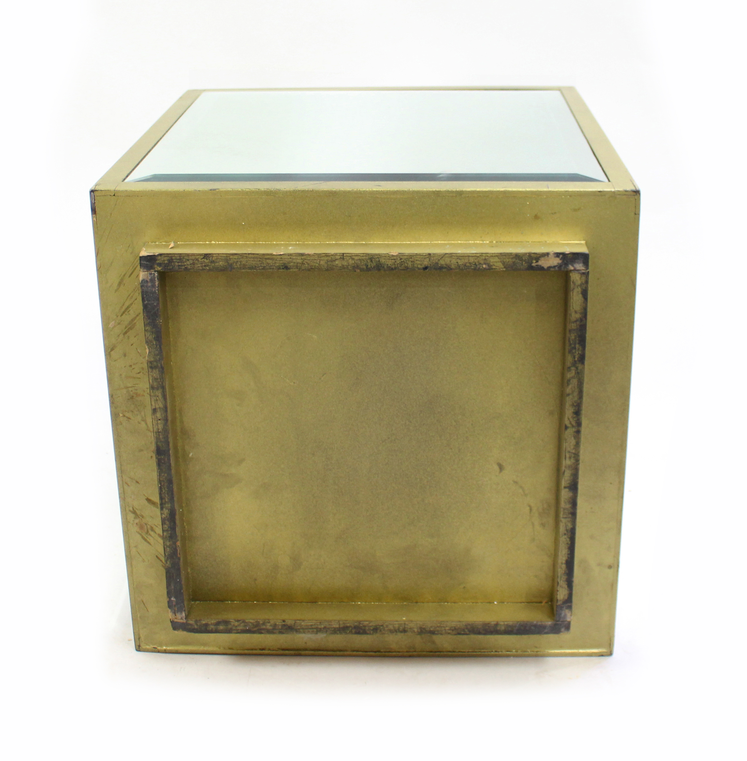 Bevelled Mirror Display Cube