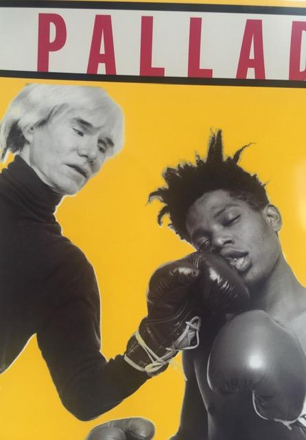 Basquiat, Andy Warhol (b 1928-87) Two ‘Four Hands’ Retro Bill Board Exhibition Offset Lithographs