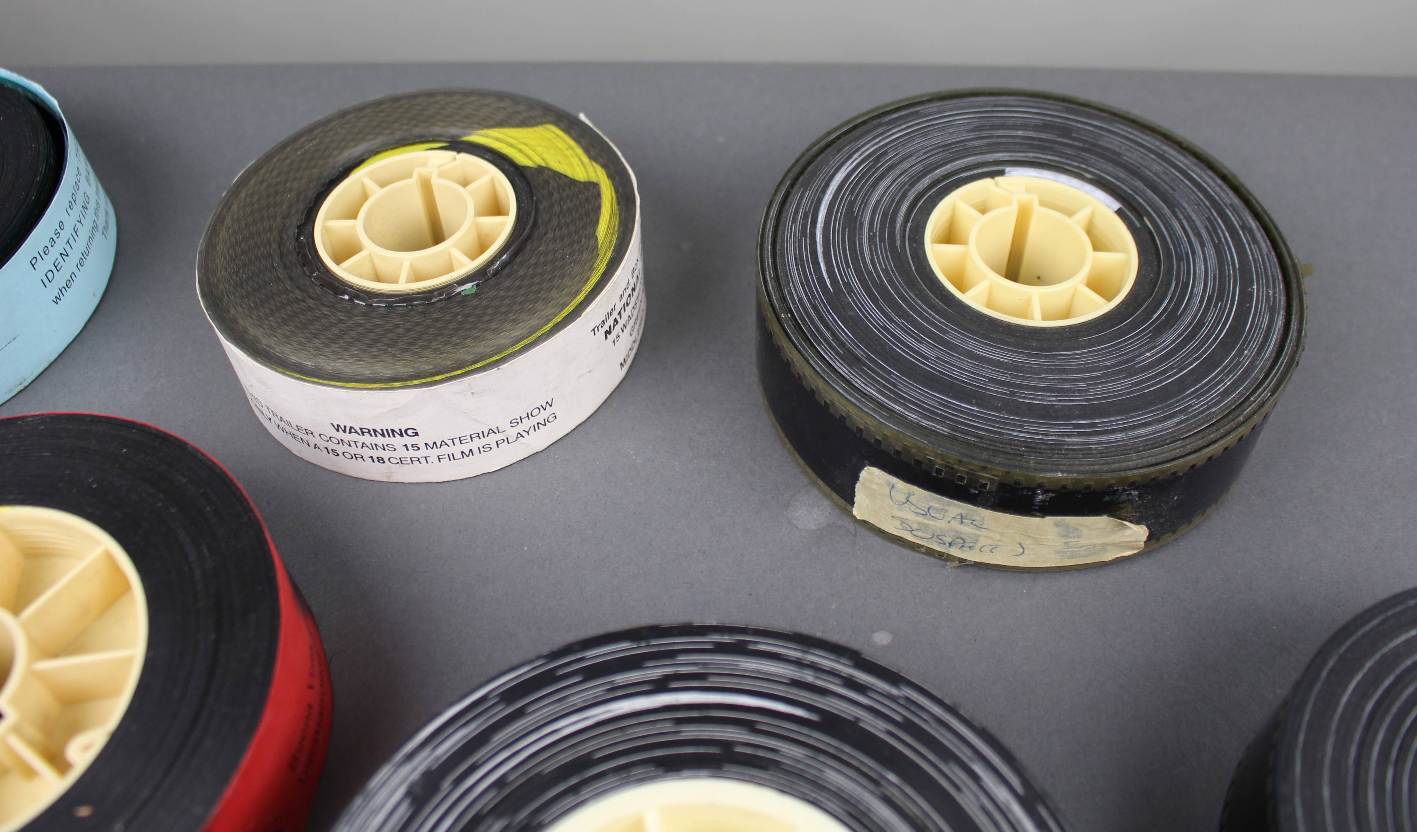 Collection of 35mm Cinema Trailer / Teaser Film Reels